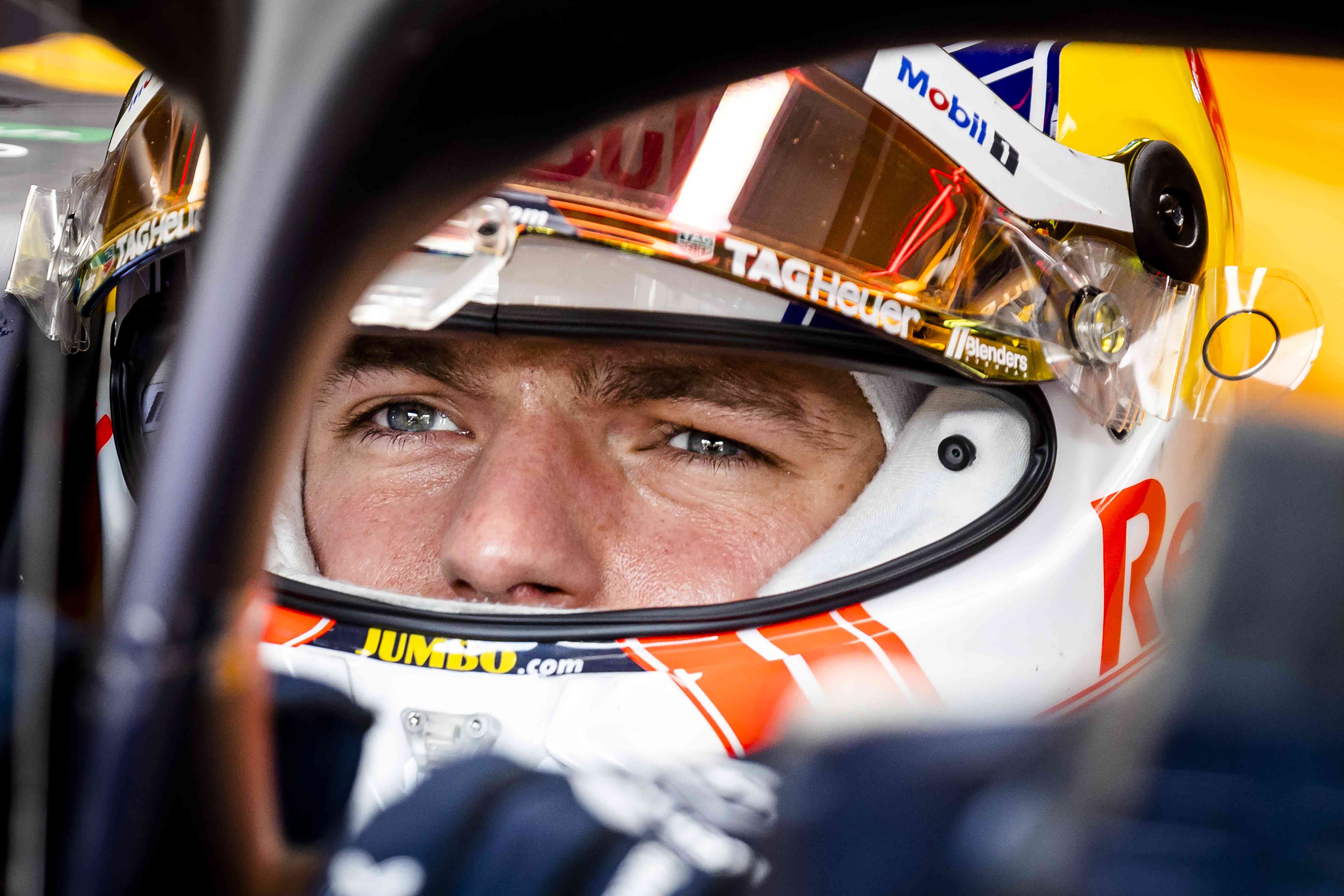 Max Verstappen at free practice of Austrian Grand Prix Formula 1 race in June 30, 2023.